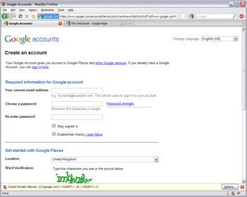 Create a Google account