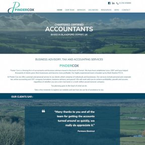 Pinder Cox Website
